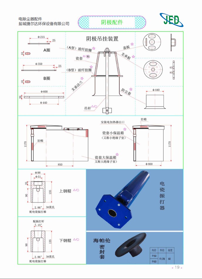 阴极配件
